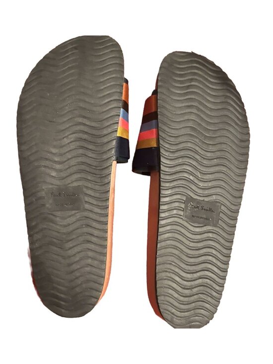 Paul Smith mens Signature Stripe Dru\' Slides, size 10